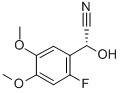 (2-氟-4,5-二甲氧基苯基)-(r)-羟基乙腈结构式_119085-63-1结构式