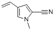 1H-pyrrole-2-carbonitrile,4-ethenyl-1-methyl-(9ci) Structure,119580-84-6Structure