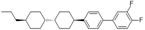 反式,反式-4-(4-丙基双环己基-4-基)-3,4-二氟联苯结构式_119990-81-7结构式