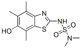 N-(6-羟基-4,5,7-三甲基-2-苯并噻唑)-N,N-二甲基磺酰胺结构式_120164-84-3结构式