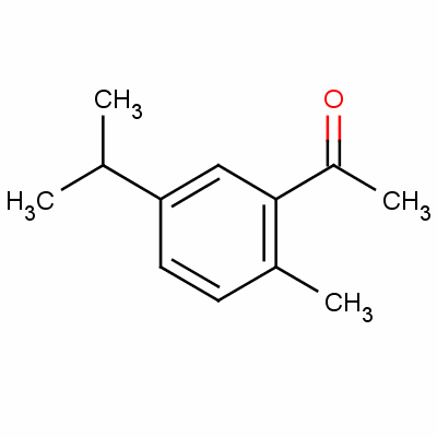 1-(5-异丙基-2-甲基苯基)乙酮结构式_1202-08-0结构式