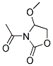 (9ci)-3-乙酰基-4-甲氧基-2-噁唑烷酮结构式_120224-27-3结构式