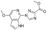 1-(4-甲氧基-1H-吡咯并[2,3-c]吡啶-7-基)-1H-1,2,4-噻唑-3-羧酸甲酯结构式_1202644-98-1结构式