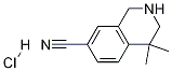 4,4-Dimethyl-1,2,3,4-tetrahydroisoquinoline-7-carbonitrile hydrochlorideStructure,1203682-40-9Structure 4,4-Dimethyl-1,2,3,4-tetrahydroisoquinoline-7-carbonitrile hydrochloride Structure,1203682-40-9Structure