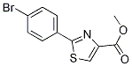 4-Thiazolecarboxylic acid, 2-(4-bromophenyl)-, methyl esterStructure,1208081-39-3Structure 4-Thiazolecarboxylic acid, 2-(4-bromophenyl)-, methyl ester Structure,1208081-39-3Structure