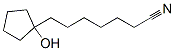 (9ci)-1-羟基-环戊烷庚腈结构式_121108-83-6结构式