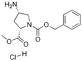 (2S,4S)-1-CBZ-4-氨基吡咯烷-2-羧酸甲酯盐酸盐结构式_1212395-57-7结构式