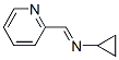 Cyclopropanamine, n-(2-pyridinylmethylene)-(9ci) Structure