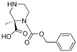 (R)-1-n-cbz-哌嗪-2-羧酸甲酯盐酸盐结构式_1217455-34-9结构式