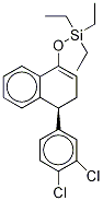 (4S)-(3,4-二氯苯基)-3,4-二氢-1-O-三乙基甲硅烷基-1-萘酚结构式_1217778-10-3结构式