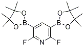 2,6-二氟吡啶-3,5-二硼酸频那醇酯结构式_1218789-90-2结构式