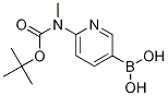 6-(Boc-甲基氨基)吡啶-3-硼酸结构式_1218790-80-7结构式