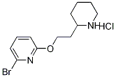 2-溴-6-(2-(哌啶-2-基)乙氧基)吡啶盐酸盐结构式_1220032-52-9结构式