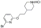 2-溴-6-(2-(哌啶-4-基)乙氧基)吡啶盐酸盐结构式_1220038-33-4结构式