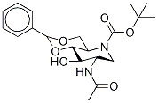 2-乙酰氨基-4,6-O-亚苄基-N-(叔-丁氧羰基)-1,2,5-三脱氧-1,5-亚氨基-D-山梨糖醇结构式_1221795-90-9结构式
