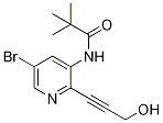 N-(5-溴-2-(3-羟基-1-丙炔-1-基)吡啶-3-基)棕榈酰胺结构式_1228666-45-2结构式