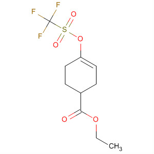 4-(三氟甲基磺酰氧基)-3-环己烯羧酸乙酯结构式_122948-57-6结构式