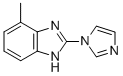 (9ci)-2-(1H-咪唑-1-基)-4-甲基-1H-苯并咪唑结构式_123396-65-6结构式
