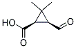 顺式-(9ci)-3-甲酰基-2,2-二甲基-环丙烷羧酸结构式_123620-81-5结构式