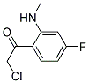 (9ci)-2-氯-1-[4-氟-2-(甲基氨基)苯基]-乙酮结构式_123732-73-0结构式