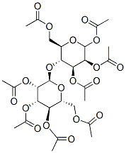 1,2,3,6-四-O-乙酰基-4-O-(2,3,4,6-四-O-乙酰基己糖吡喃糖苷)吡喃己糖结构式_123809-59-6结构式