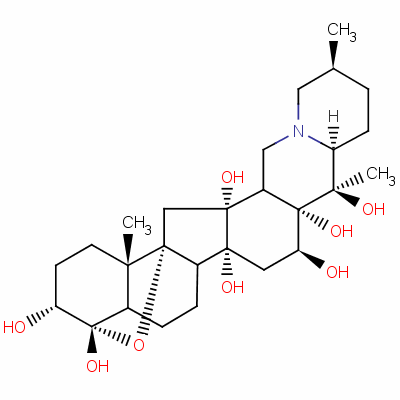 藜蘆素结构式_124-98-1结构式