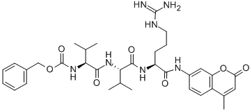 Z-val-val-arg-amc结构式_124485-41-2结构式