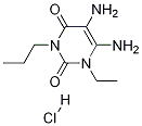 5,6-二氨基-1-乙基-3-丙基嘧啶-2,4(1h,3h)-二酮盐酸盐结构式_1245645-59-3结构式