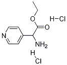 2-氨基-2-(4-吡啶)乙酸乙酯双盐酸盐结构式_1245782-70-0结构式