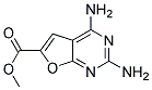 (9ci)-2,4-二氨基呋喃并[2,3-d]嘧啶-6-羧酸甲酯结构式_124738-77-8结构式