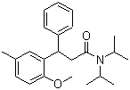 N,N-二异丙胺-3-(2-甲氧基-5-甲基苯基)-3-苯丙胺结构式_124937-97-9结构式