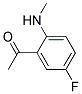 (9ci)-1-[5-氟-2-(甲基氨基)苯基]-乙酮结构式_124958-74-3结构式