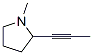(9CI)-1-甲基-2-(1-丙炔)-吡咯烷结构式_125038-97-3结构式