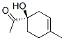 (r)-(9ci)-1-(1-羟基-4-甲基-3-环己烯-1-基)-乙酮结构式_125254-71-9结构式