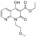 4-羟基-1-(2-甲氧基乙基)-2-氧代-1,2-二氢-1,8-萘啶-3-羧酸乙酯结构式_1253790-04-3结构式