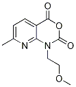 1-(2-甲氧基乙基)-7-甲基-1H-吡啶并[2,3-d][1,3]噁嗪-2,4-二酮结构式_1253792-09-4结构式