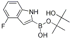 4-氟吲哚-2-硼酸频那醇酯结构式_1256359-96-2结构式