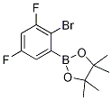 2-(2-溴-3,5-二氟苯基)-4,4,5,5-四甲基-1,3,2-二噁硼烷结构式_1256781-62-0结构式