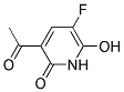 (9ci)-3-乙酰基-5-氟-6-羟基-2(1H)-吡啶酮结构式_125758-37-4结构式