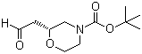 (R)-n-boc-2-(2-氧代-乙基)-吗啉结构式_1257853-70-5结构式
