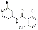 N-(2-溴-4-吡啶)-2,6-二氯苯甲酰胺结构式_1258298-00-8结构式
