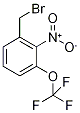 1-(溴甲基)-2-硝基-3-(三氟甲氧基)苯结构式_1258547-44-2结构式