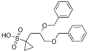 (S)-1-(2,3-双(苄氧基)丙基)环丙烷-1-磺酸结构式_1259007-44-7结构式