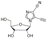 5-乙炔基-1-(beta-D-呋喃核糖基)-咪唑并-4-甲腈结构式_126004-13-5结构式