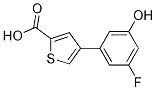 4-(3-氟-5-羟基苯基)噻吩-2-羧酸结构式_1261936-09-7结构式