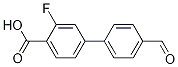 3-氟-4-甲酰基-[1,1-联苯]-4-羧酸结构式_1261970-90-4结构式