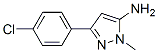 5-Amino-3-(4-chlorophenyl)-1-methyl-1H-pyrazoleStructure,126417-82-1Structure 5-Amino-3-(4-chlorophenyl)-1-methyl-1H-pyrazole Structure,126417-82-1Structure
