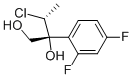 (2R,3r)-3-氯-2-(2,4-二氟苯基)-1,2-丁二醇结构式_126917-45-1结构式