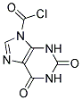 (9ci)-1,2,3,6-四氢-2,6-二氧代-9H-嘌呤-9-羰酰氯结构式_127265-49-0结构式