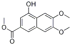 4-羟基-6,7-二甲氧基-2-萘羧酸甲酯结构式_127266-03-9结构式